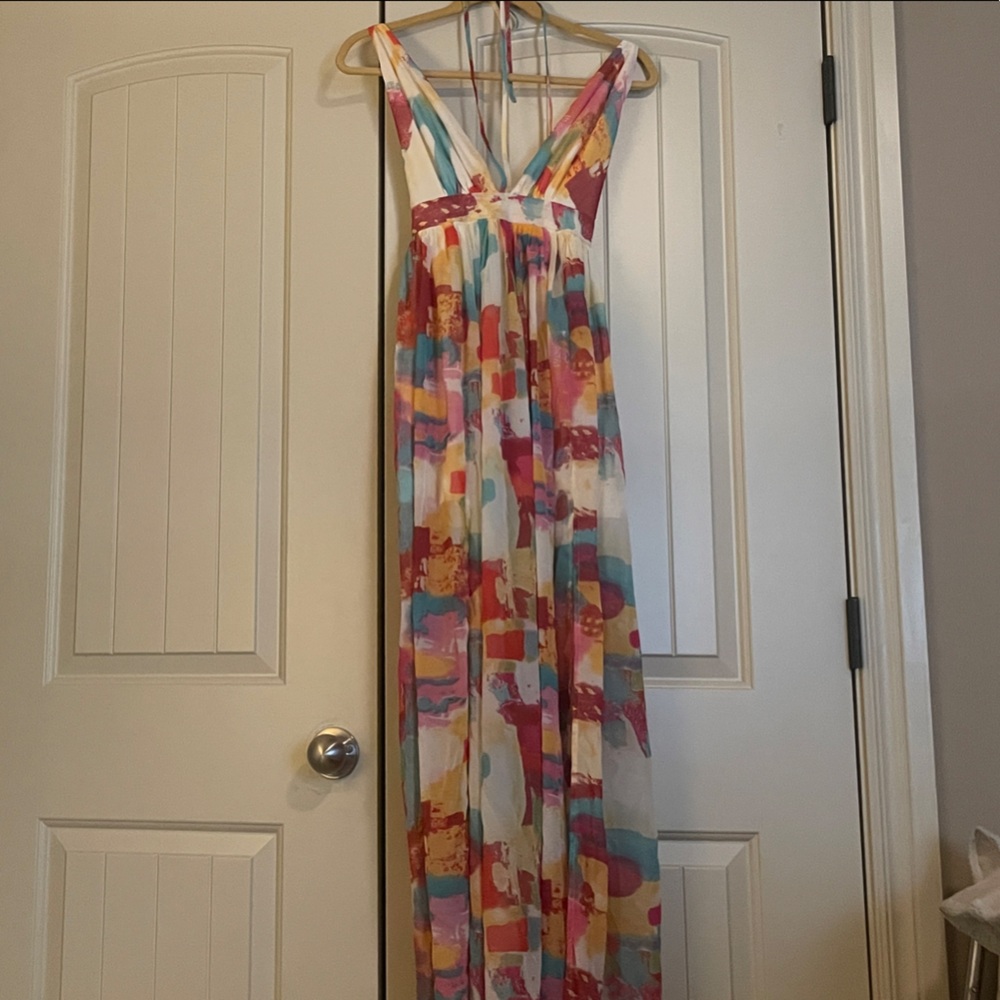 Miss Avenue Multicolor Abstract Dress